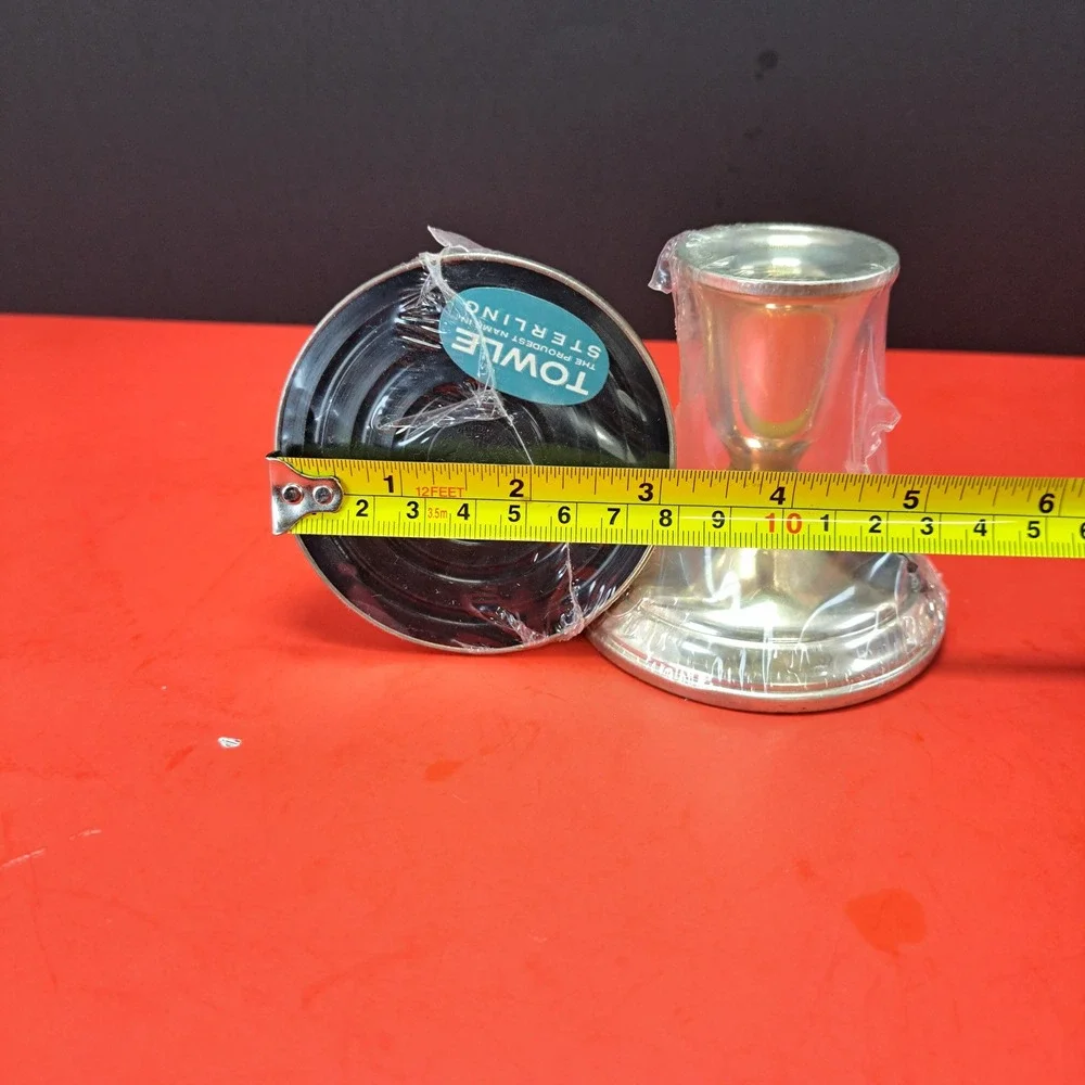 Towle Candlesticks Unisex OS Silver New With Imperfections Weighted Sterling 70